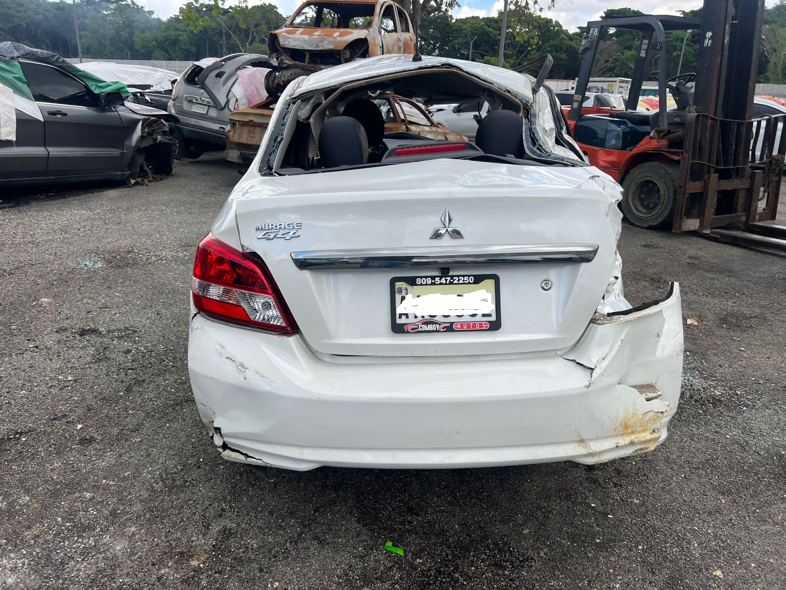 MITSUBISHI MIRAGE 2020 #NT.8-6852 SIN PAPELES, COMPLETO SOLO PARA PIEZAS - Imagen 6