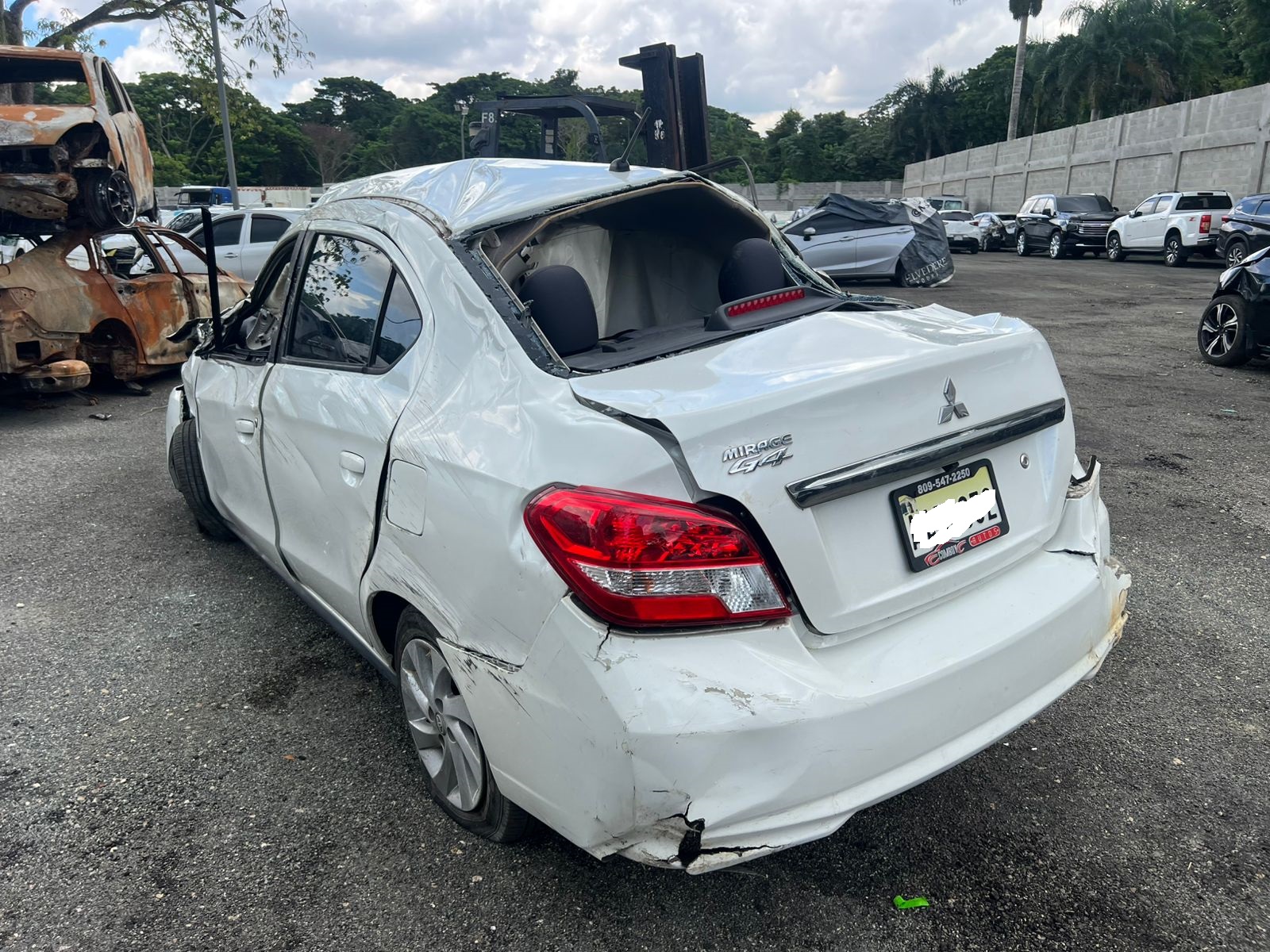 MITSUBISHI MIRAGE 2020 #NT.8-6852 SIN PAPELES, COMPLETO SOLO PARA PIEZAS - Imagen 7